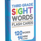 Sight Words Flash Cards 3Rd Grade - 120 High Frequency Words From Dolch'S And Fry'S Sight Word List For Ages 8-9 Years
