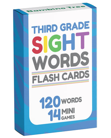 Sight Words Flash Cards 3Rd Grade - 120 High Frequency Words From Dolch'S And Fry'S Sight Word List For Ages 8-9 Years