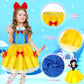 Eulrgaus Princess Dress Up, Girls Dress Up Clothes, Role Play Princess Costume Gift Set With Princess Dresses And Princess Toys,