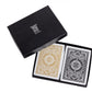 Kem Playing Cards Arrow Black And Gold Bridge Size Jumbo Index Playing Cards, Arrow Black/Gold, 1017402
