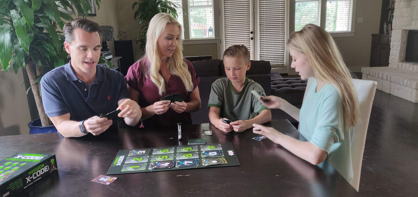 AMIGO Games X-Code - Cooperative Strategy Board Game for 2-8 Players  Ages 8+