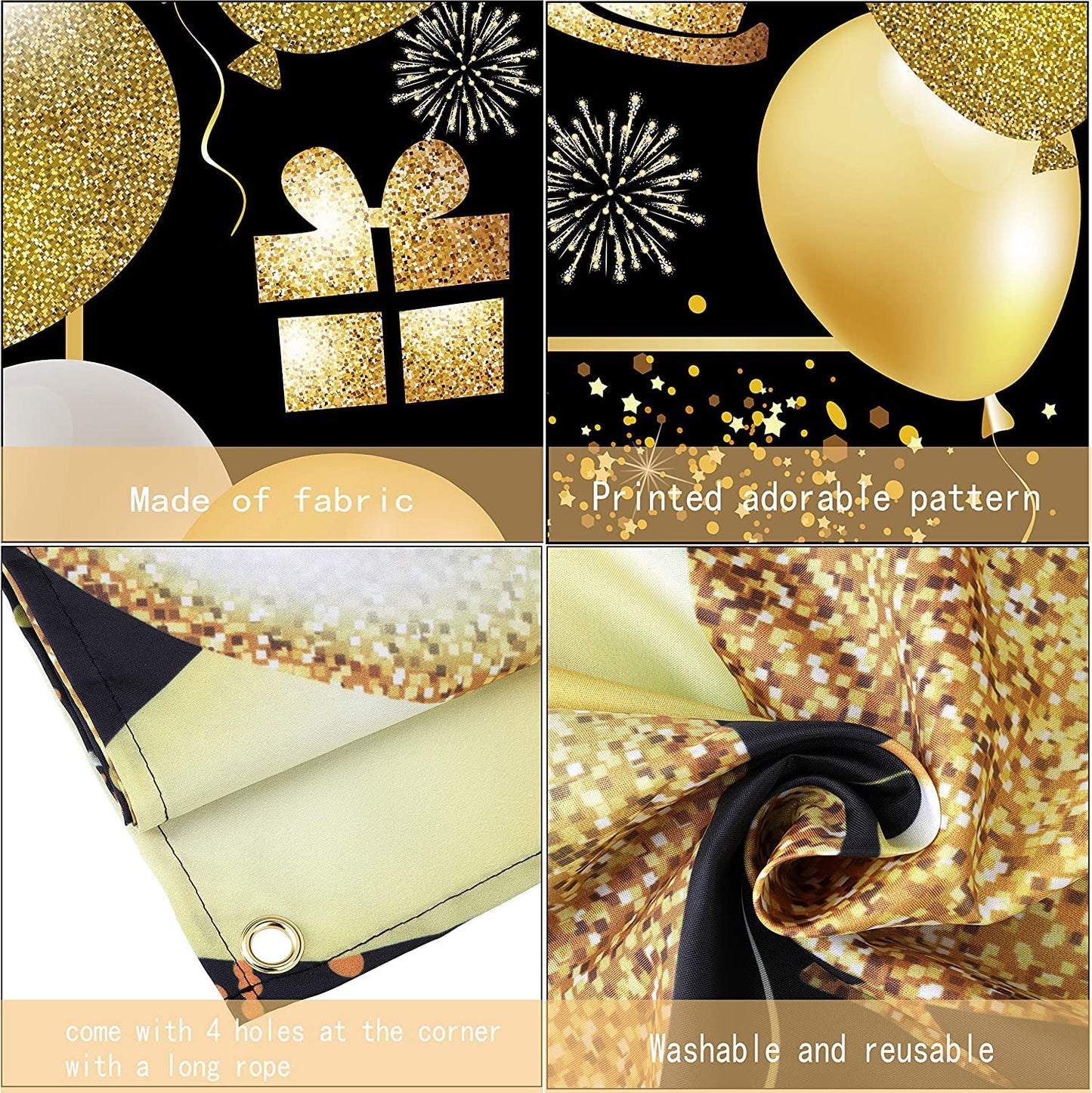49Th Happy Birthday Banner Birthday Decorations For Men Birthday Party Decorations Birthday Backdrop