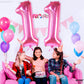 Katchon, Hot Pink 11 Balloons Number - 40 Inch | Number 11 Balloon, 11Th Birthday Decorations For Girls | Hot Pink 11 Birthday Balloon | 11 Year Old Balloons Pink, 11 Birthday Decorations For Girls