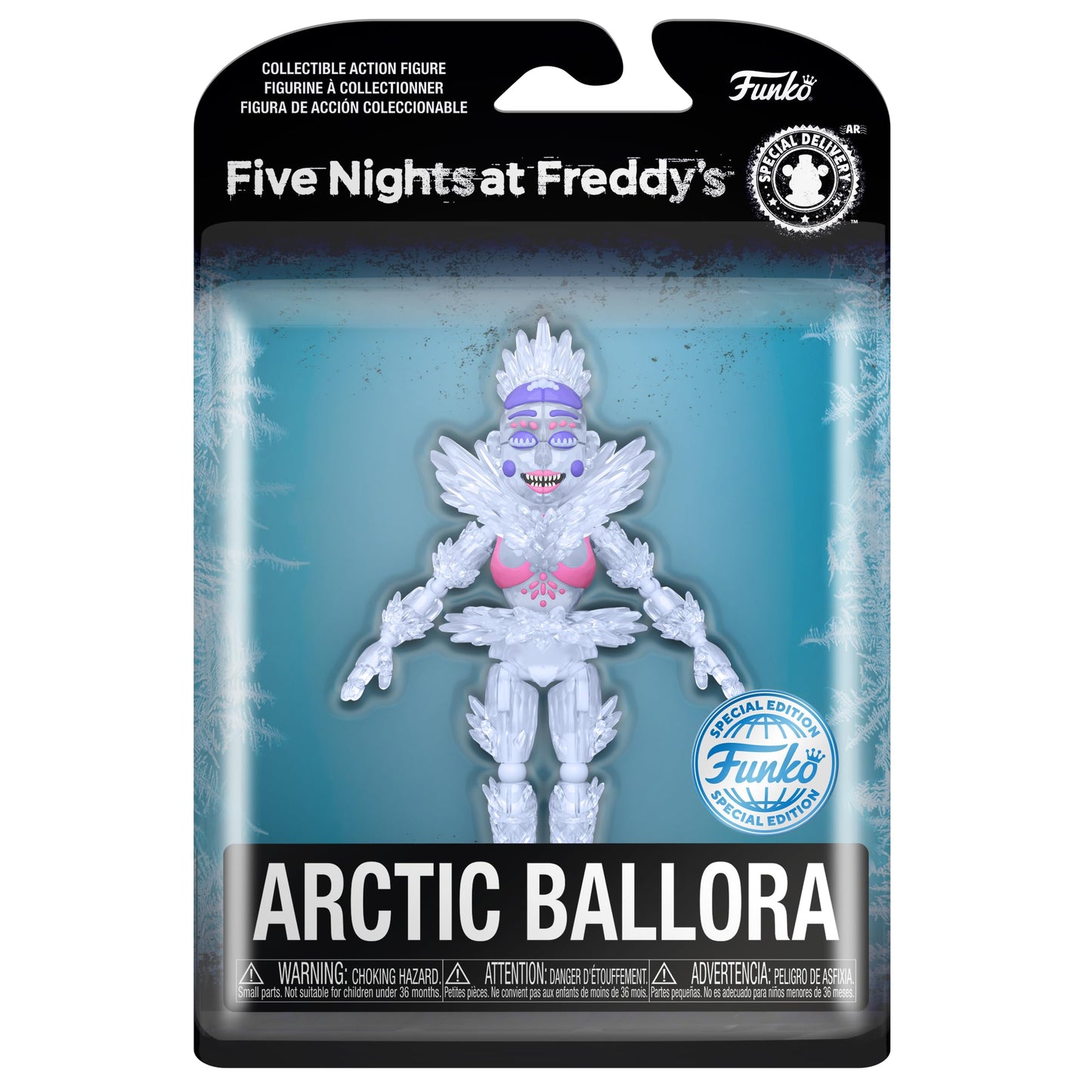 Funko Arctic Ballora Action Figure - Limited Edition - Vinyl - One Size - White with Light Blue - Model 66632