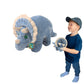 Ecobuddiez - Triceratops From Deluxebase. 10 Inch Triceratops Plush Toy. Eco Friendly Child Safe Dinosaur Stuffed Animal Made Fr