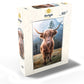 MyPuzzle Highland Cattle in The Italian Dolomites - Premium 500 Piece Jigsaw Puzzle for Adults