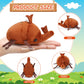 Meooeck 6 Pieces Simulation Beetle Plush Toy 4 Inch Small Beetle Stuffed Animal With Bead Chain Hanging Insect Plush Stuffed Ins