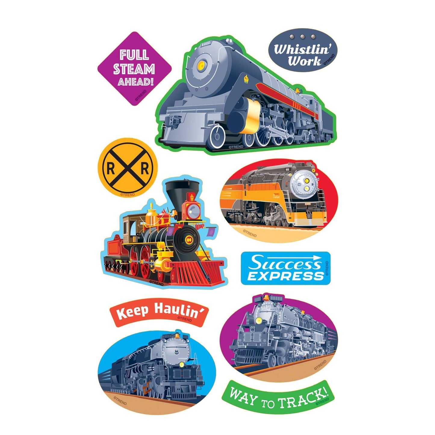 LOCOMOTIVATE LARGE STICKERS 88 CT