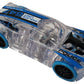 Marble Racers Police Car, LED Light Up Pull Back Cop Car, Toy Vehicle for Kids 3 and Up