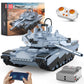 Mould King Rc Tank Ww2 Abrams-X, 20036 Military Vehicles Building Blocks Sets, Army Tank Model Construction Block Kits &App/Remo