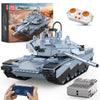 Mould King Rc Tank Ww2 Abrams-X, 20036 Military Vehicles Building Blocks Sets, Army Tank Model Construction Block Kits &App/Remo