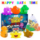 Color Changing No Hole Bath Toys For Kids Toddlers, Color Change Sea Creatures Ocean Animal Toys With Drying Bag(9 Pack), Baby Bath Toys Water Toys Floating Fish Toys