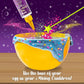 GirlZone Magic Potion Slime Kit - Create 6 Glow in The Dark Slimes, Purple, Model GZMPSK, Fun Gift for Kids Birthdays