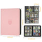 Trading Card Binder 9 Pocket  GERMUN PU Cover Card Binder for 360 Cards  enhanced Trading Card Holder Folders  Double Sided Pocket Card Album for MTG  TCG (Pink)
