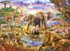 Jigsaw Puzzles 1000 Pieces African Animal Puzzles Animal World Jigsaw Puzzles for mature-themed Teens Kids Jungle Scene Jigsaw Puzzles Game Toy Gift Home Decoration