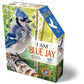 Madd Capp Puzzles - I Am Blue Jay - 300 Pieces - Animal Shaped Jigsaw Puzzle,Multi