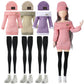 Geyoga 3 Set 12 Pcs Doll Clothes And Accessories Suit Pants Shoes Spring Sweater Outfits, Dolls Are Not Included(Pink, Purple, Beige,12 Inch)