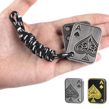 Itokey Fidget Toys Adults, Metal Fidget Slider, Poker Magnet Fidgets For Anxiety And Stress, Discreet Fidget Toys With Paracord