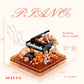 Kadablk Musical Instruments Micro Blocks Building Sets,Classical Famous Building Block Set,1500 PCS for Adults and Kids,Piano an