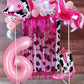 Kwuz Western Cowgirl Balloons Pink 6th Birthday Party Decorations, Retro Horse Cowgirl Hat Boot Balloons Girls Western Theme Rod
