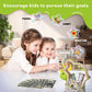 Wooden Dinosaur Triceratops Piggy Bank for Kids Money Coin Bank, Unbreakable Piggy Bank DIY Personalizable Kids Safe Money Box w
