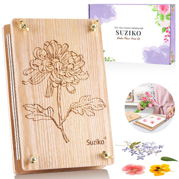 Suziko Large Flower Press Kit For Adults& Kids Flower &Plant Preservation Kit Measures 10.8'' X 6.9'' Arts And Crafts For Adults