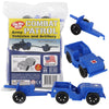 TimMee Combat Patrol Willys & Artillery - Blue 4pc Playset USA Made