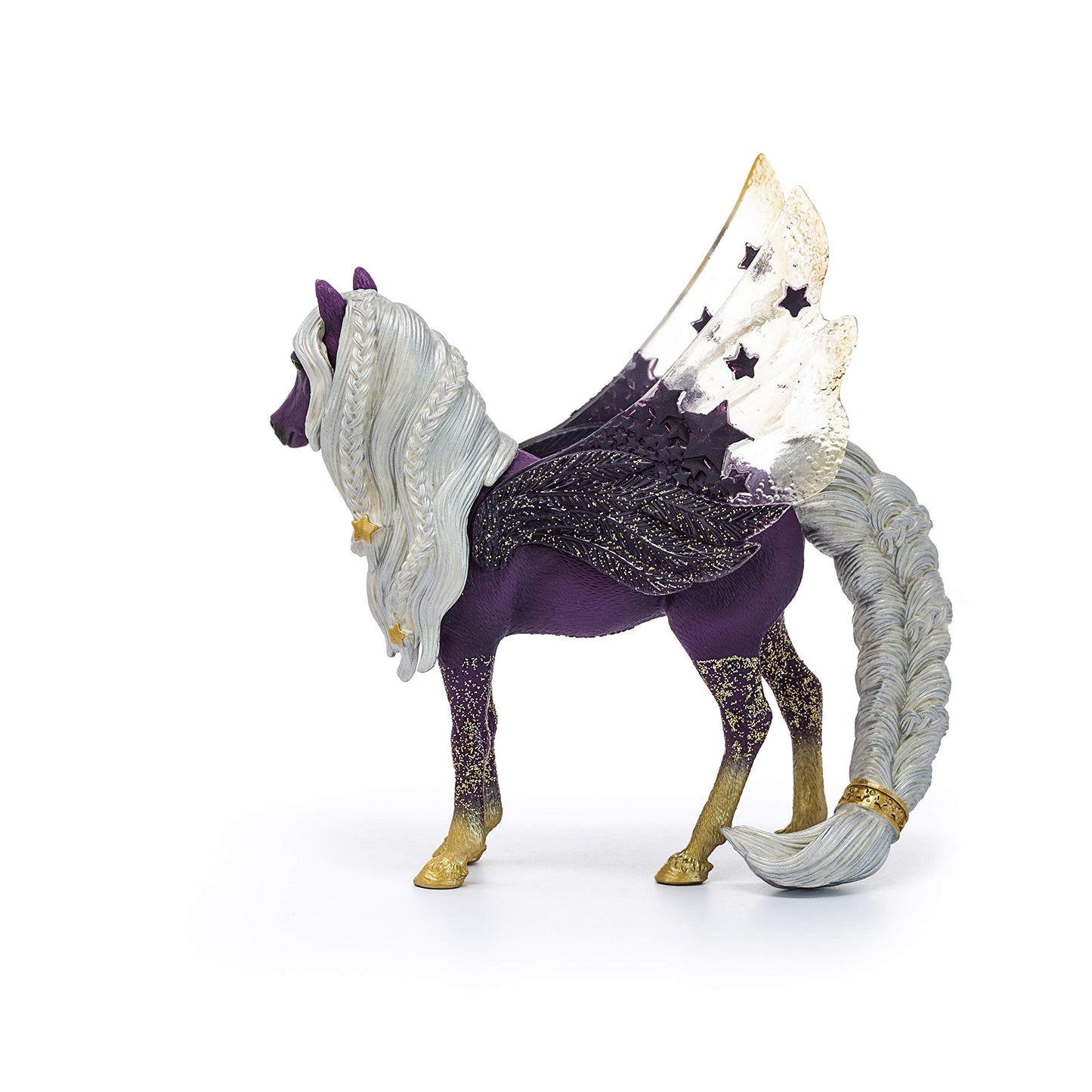 Schleich Bayala, Unicorn Gifts For Girls And Boys, Star Unicorn Pegasus Toy Figure, Purple And Gold, Ages 5+
