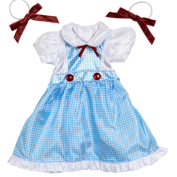 Little Adventures Kansas Girl Doll Dress - Doll Not Included - Machine Washable Child Pretend Play And Party Doll Clothes With No Glitter