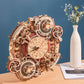 ROBOTIME 3D Wooden Puzzles for mature-themeds  Models for mature-themeds to Build Wooden Steampunk Clock Kit  DIY Mechanical Wall Quartz Aesthetic Room Decor Unique Gift