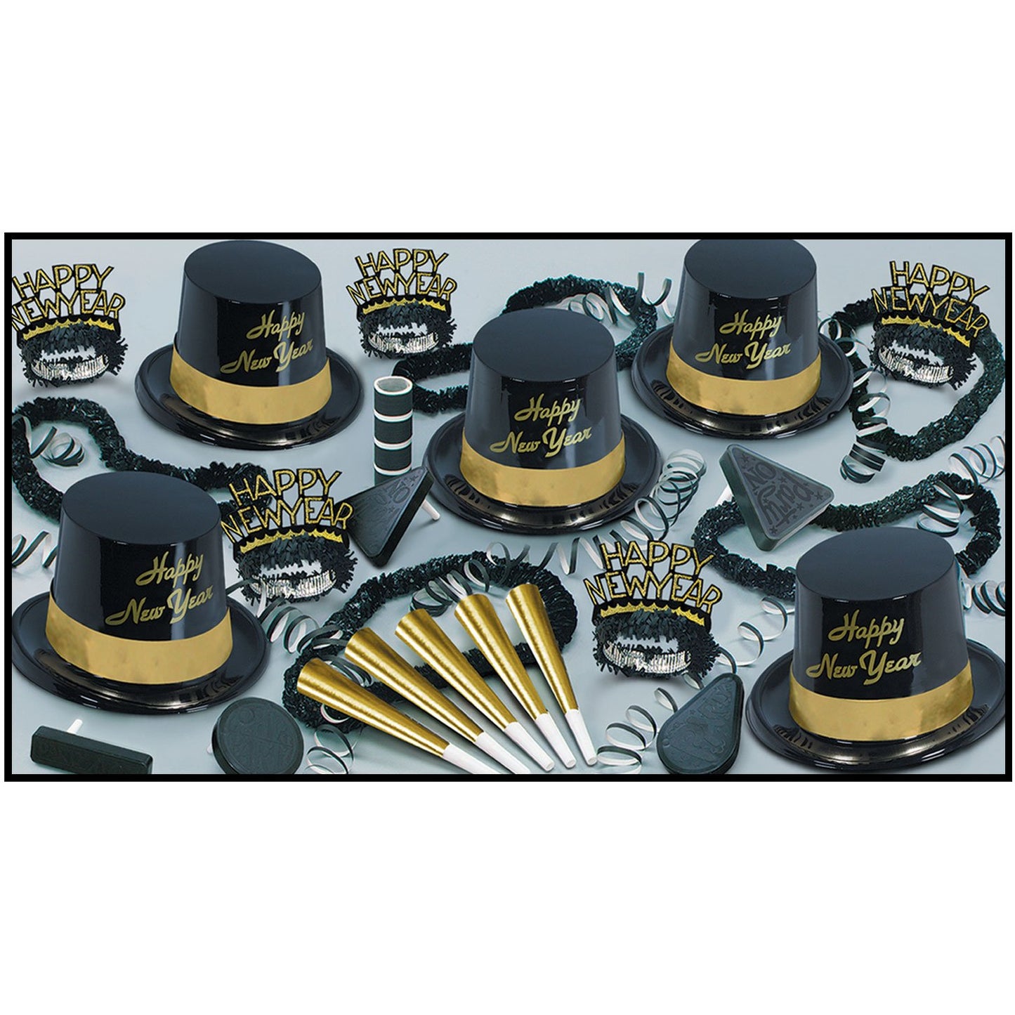 Gold Legacy New Years Eve Party Assortment for 10