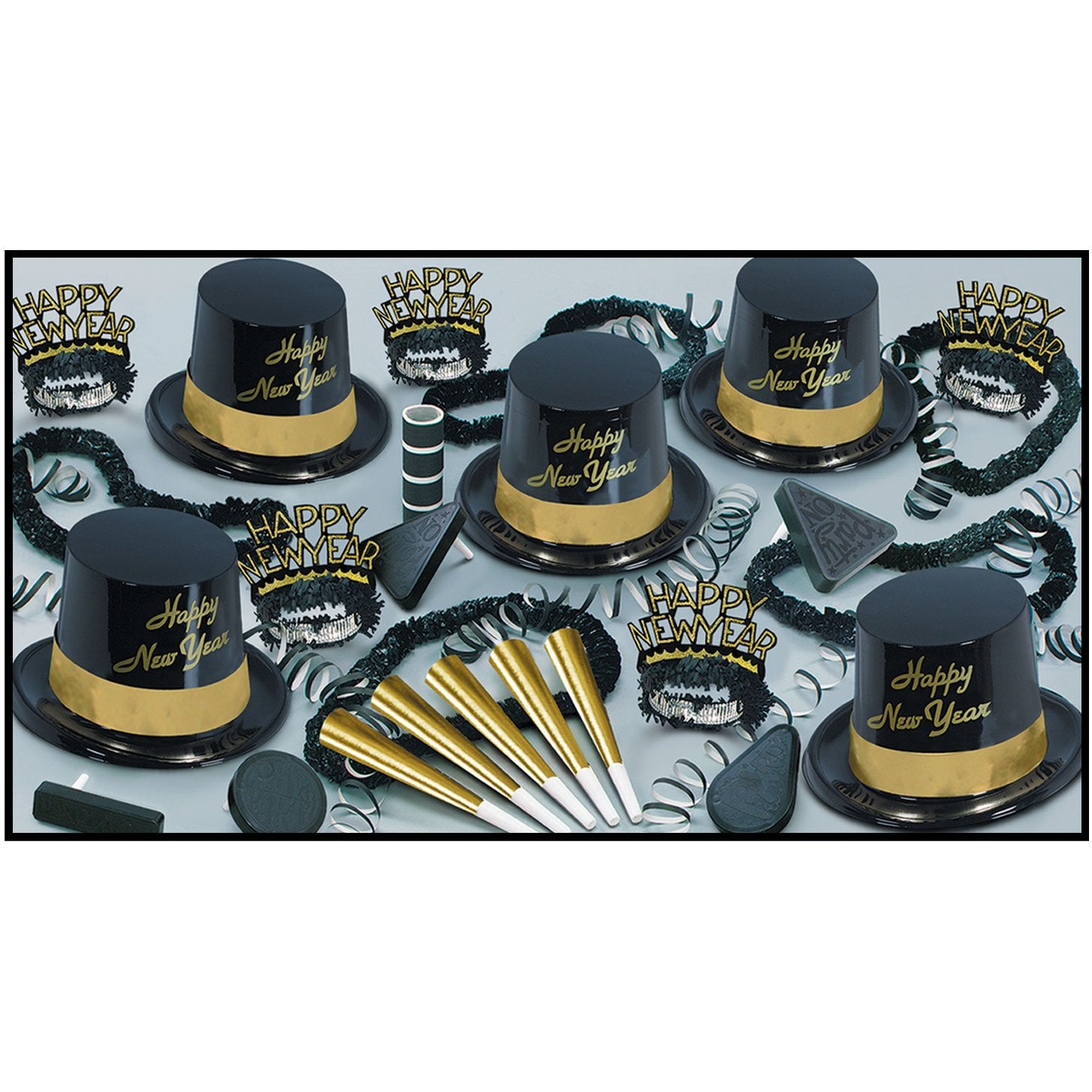 Gold Legacy New Years Eve Party Assortment for 10