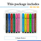 The Pencil Grip Magic Tri Stix, Non-Toxic and Washable Markers For Kids, 12 Assorted Markers, TPG-395