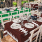 SJJPDYY Football Party Decorations Disposable Tablecloth Plastic Touchdown Table Cover Perfect for Super Bowl Football Birthday