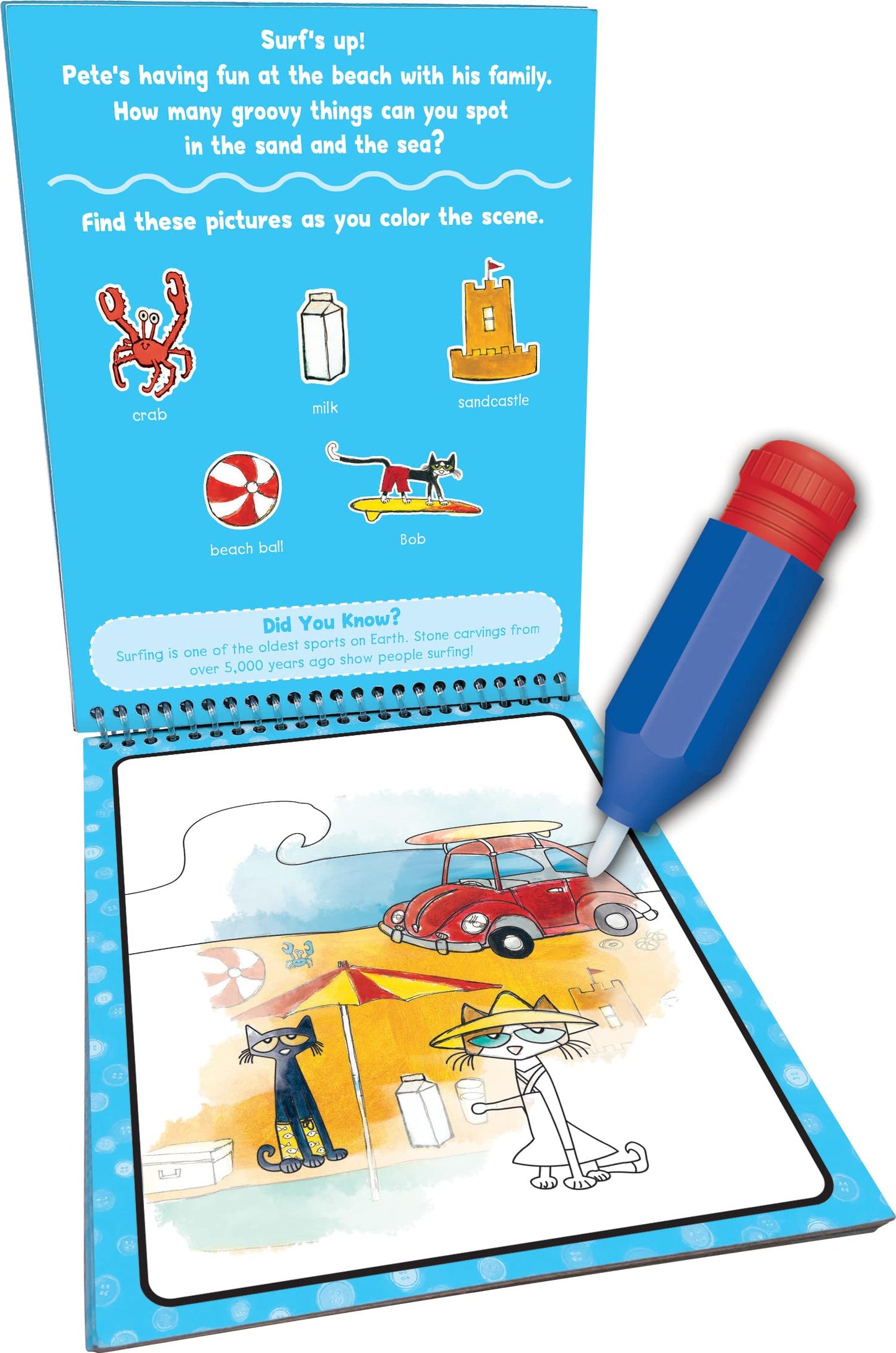 PETE THE CAT WATER REVEAL