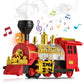 Ifanface Train Toy For Toddlers 3-5, Bump & Go Trucks Locomotive Electric Steam Engine With Smoke, Light & Sound, Toddler Toy Trucks For Boys Ideal Gift For Ages 3 And Up Children Kids Girls