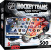 MasterPieces NHL Zamboni Shaped 500 Piece Jigsaw Puzzle - 30"x18.33", Team Color, Model NHL1011, Plastic Material