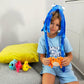 Karister Giant Squid Stuffed Animal Toy 41.3" with 4 Marine Plush Dolls - Clownfish, Crab, Seahorse, Angler Fish - Polyester