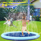 Wityoo 79 Inches Durable Pvc Splash Pad For Kids & Farm Animal, Xl-69 Inch Anti-Slip Sprinkler Pool For Dogs & Cats, Summer Fun