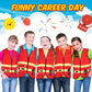 Panitay 12 Pcs Kids Community Helper Dress Up Vest, Boy & Girl Career Cosplay Party Costume For Toddlers Occupation Role Play(Fi