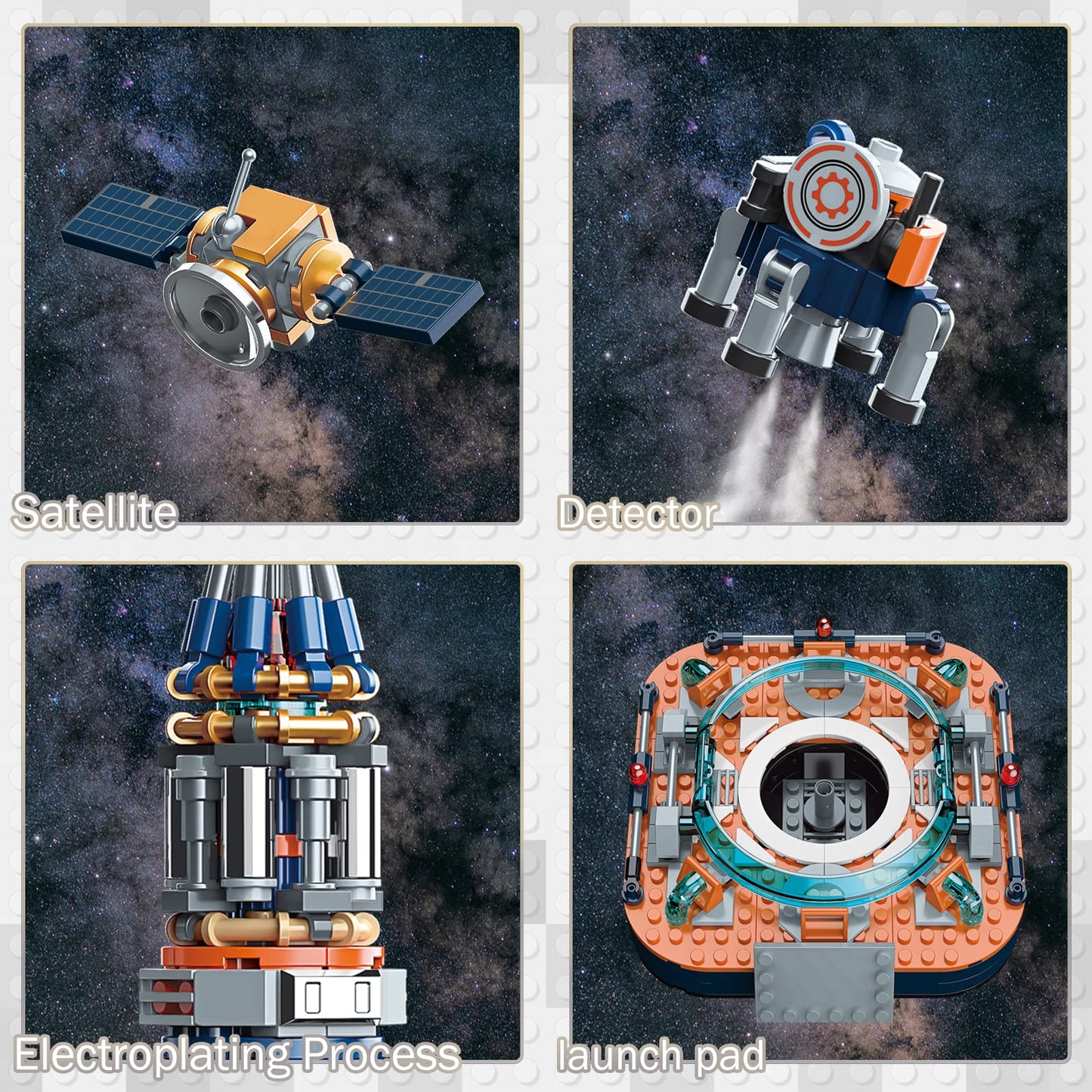 Jmbricklayer Space Rocket Building Sets For Boys 8-14 Adults 70110, Spaceship Exploration Space Toys, Space Shuttle Rocket Ship