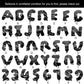 Personalized Name Happy Birthday Balloons Letters Kit, Diy Custom Name Birthday Banner, 2 Sets A- Z & 0-9 16'' Letters And Numbe
