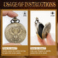 Kabinka DND Dice Set, 7pcs Mini Metal Dice with Pocket Watch Shell, Portable D&D Dice with Necklace, Dungeons and Dragons Dice f
