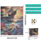 Lztangguo 500 Piece Jigsaw Puzzle - Nautical Octopus Design, Challenging Paper Puzzle, Colorful Artwork for Adults