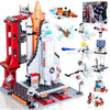 Wideland Space Exploration Shuttle Toys Gifts For 6 7 8 9 10 11 12 Year Old Kids, Girls, Boys, 12-In-1 Stem Projects Rocket Building Toy Kit With 3 Astronauts, Airplane Rocket Set Xmas Ideas, 885 Pcs