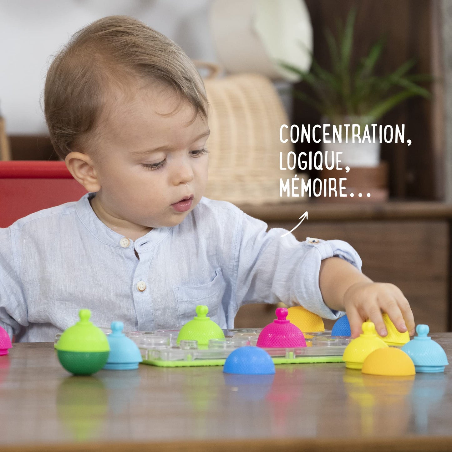 Lalaboom – 16 Piece Activity Pegboard – Montessori Educational Shape And Color Stem Construction Toy 18 Months To 4 Years - Bl710, Multicolor