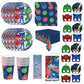 PJ Masks Birthday Party Supplies Decoration Bundle includes Lunch Plates, Napkins, Cups, Table Cover, Paper Masks (Bundle for 16