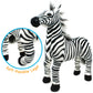 Tigerhart Zebenjo The Zebra - 16 Inch Stuffed Animal Plush