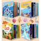 Mikneke 4 Pack Diy Quiet Book For Toddlers, Montessori Busy Book For Kids To Develop Learning Skills, Dinosaur Sea Travel Space 