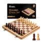 Chess protective coveringy enhanced Chess Set - Wooden Board Game with a Portable Wood Case and SeStorage for Pieces  Set for Kids and mature-themeds (Beech Wood)